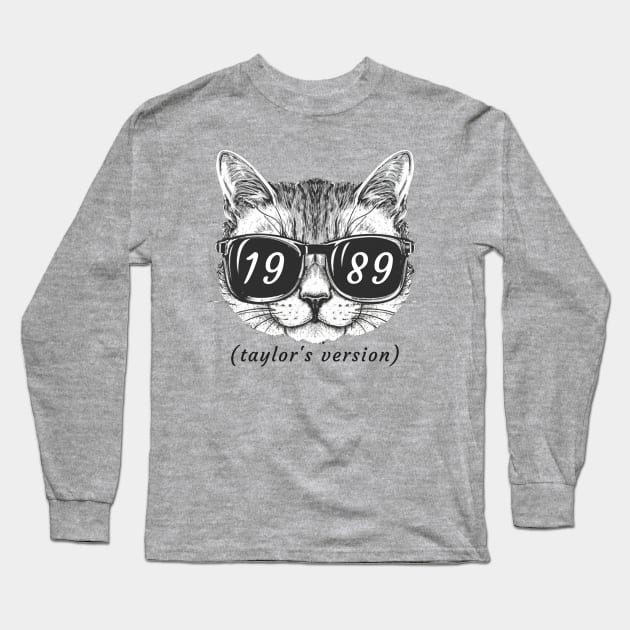 1989 taylors cat version Long Sleeve T-Shirt by Aldrvnd